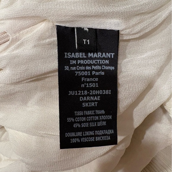 Isabel Marant Darnae silk midi skirt - Picture 4 of 6